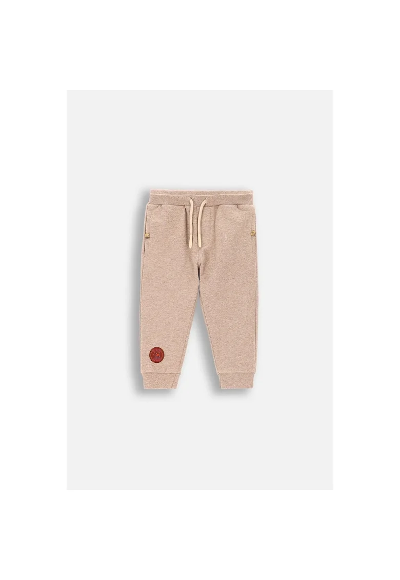 Pantaloni copii,  antrenament, bej, bumbac