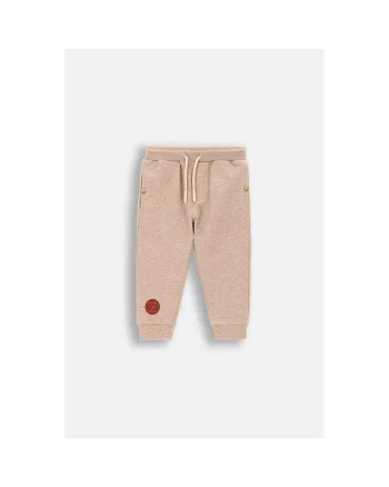 Pantaloni copii,  antrenament, bej, bumbac