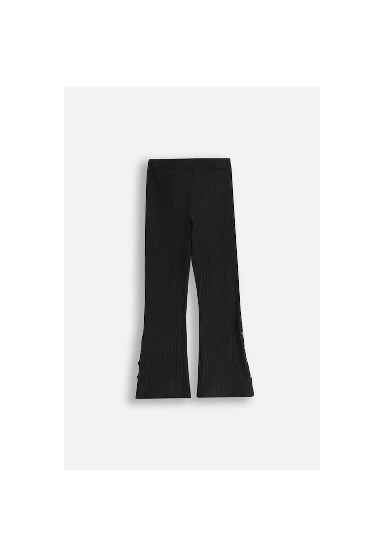 Pantaloni copii  negru, talie elastica, confortabili, pentru fete