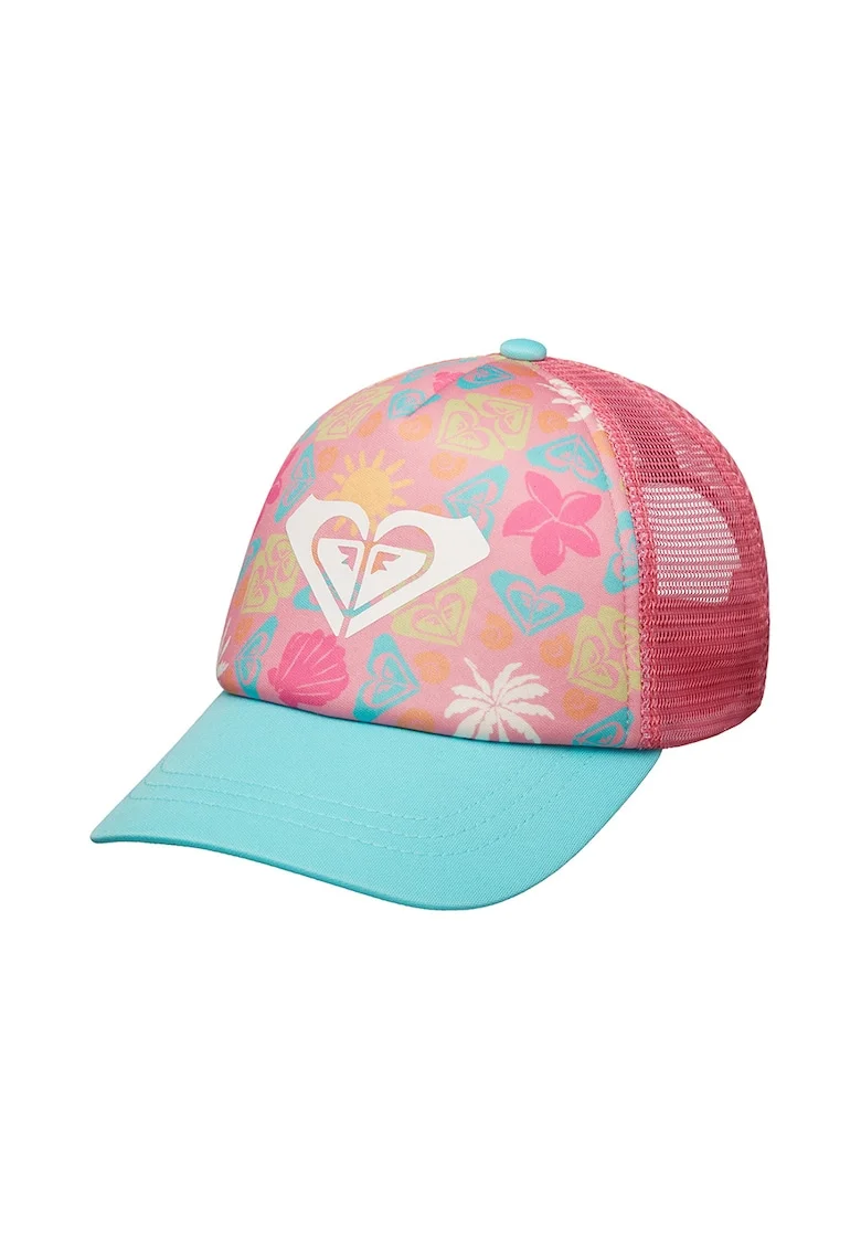 Sapca cu imprimeu logo Sweet Emotions, Albastru glaciar/Roz