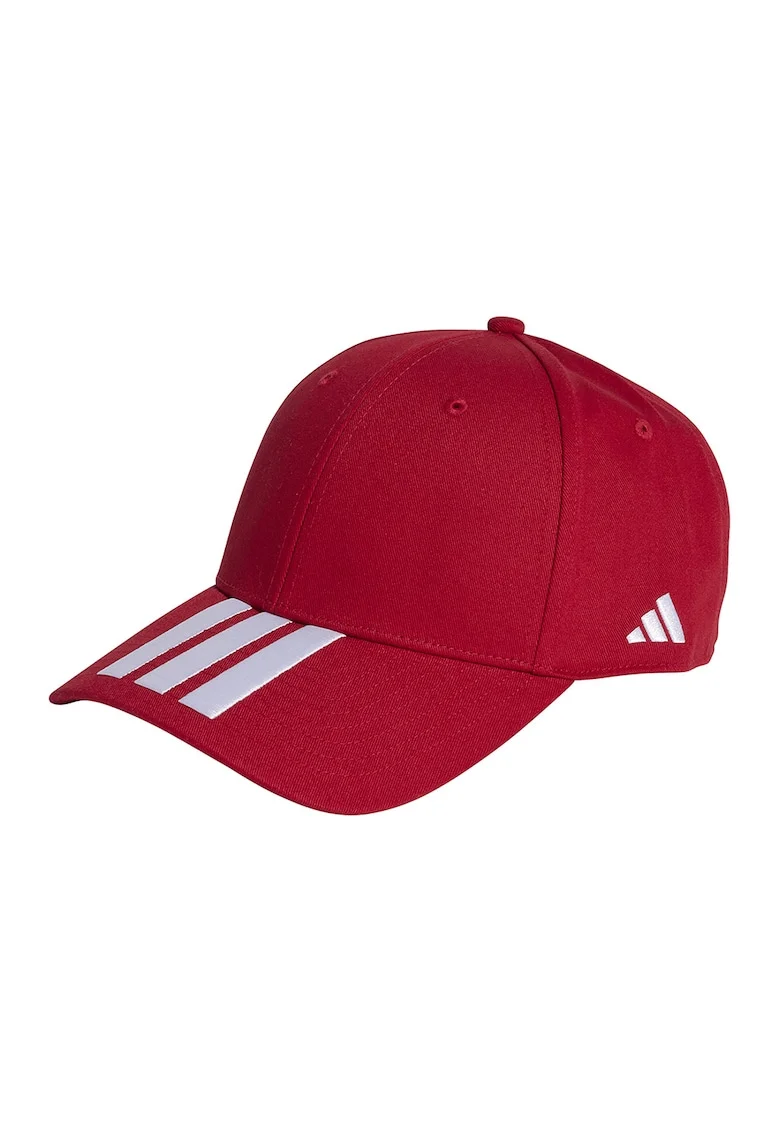 Sapca de bumbac unisex pentru fotbal Tiro, Alb/Rosu vermillion