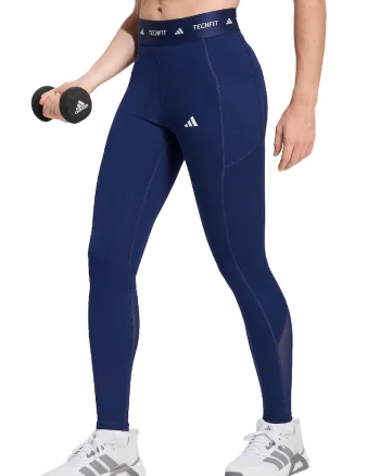 Colanti cu talie inalta pentru fitness Stash, Albastru petrol/Bej deschis