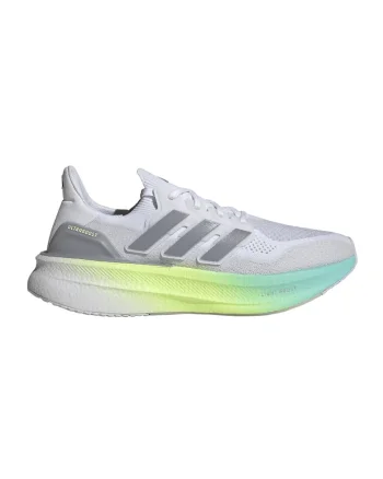 Pantofi Ultraboost 5 din plasa pentru alergare, Gri/Alb murdar/Verde lime