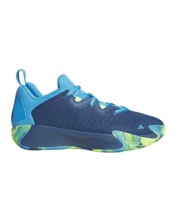Pantofi low-cut Initiation pentru baschet, Verde lime/Albastru