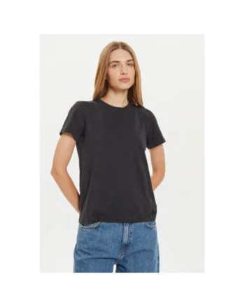 Tricou dama  din bumbac, Negru