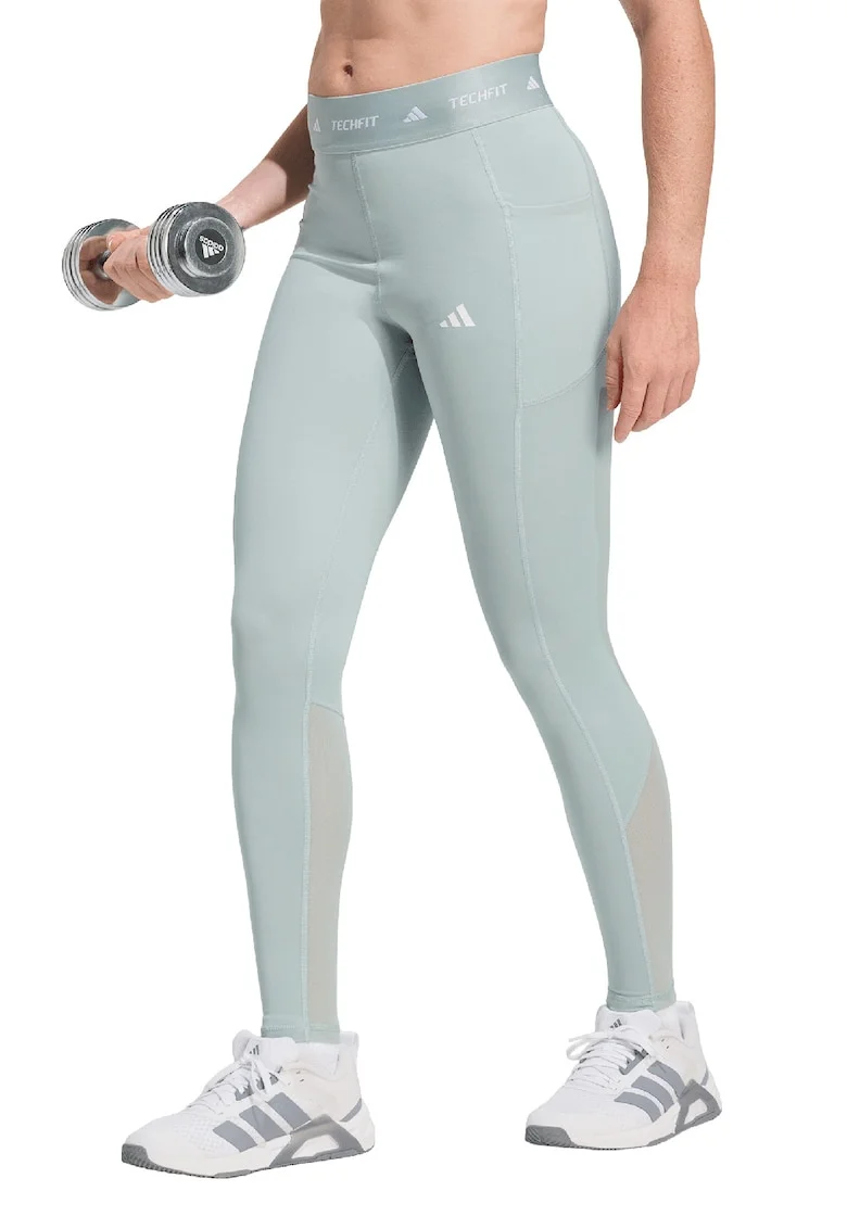 Colanti cu talie inalta pentru fitness Stash, Verde pal