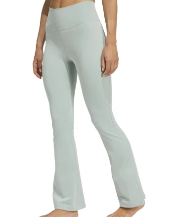 adidas Sportswear, Colanti evazati cu talie inalta, pentru fitness All Me, Gri deschis