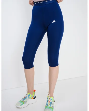 Colanti capri cu talie inalta pentru antrenament Capris, Albastru inchis