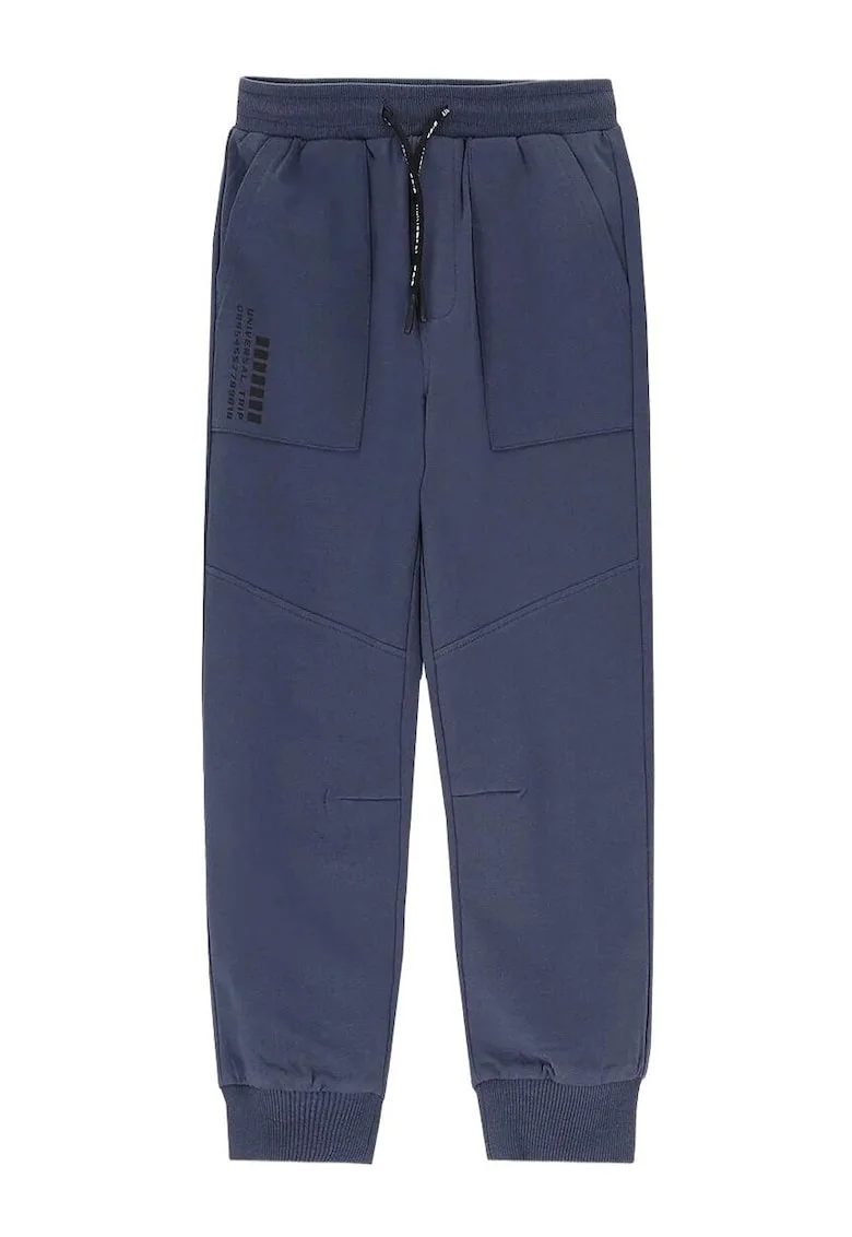 Pantaloni sport baieti  bumbac, bleumarin