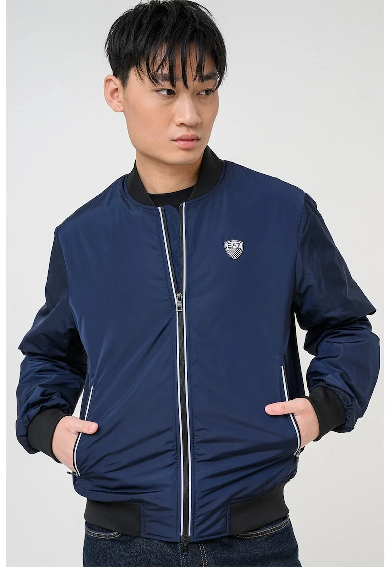 Jacheta bomber Train Premium Shield, Albastru ultramarin