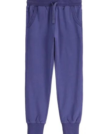 Pantaloni sport fete,  bumbac, bleumarin