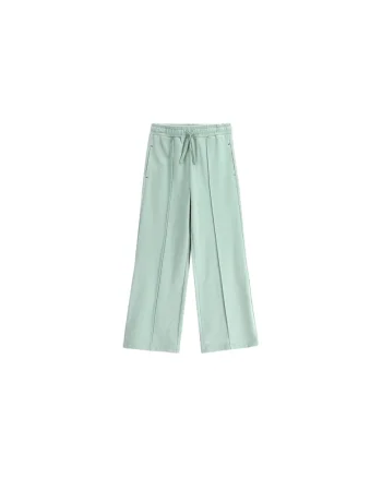 Pantaloni sport copii,  bumbac, verde