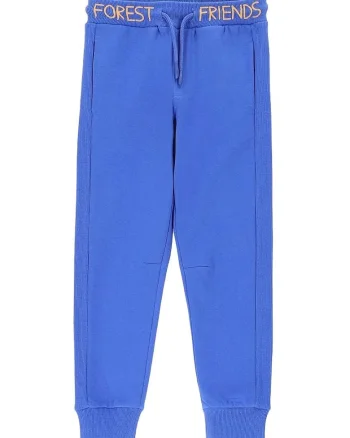 Pantaloni sport baieti,  slim, bumbac, albastru