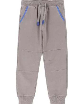 Pantaloni sport baieti,  bumbac, gri