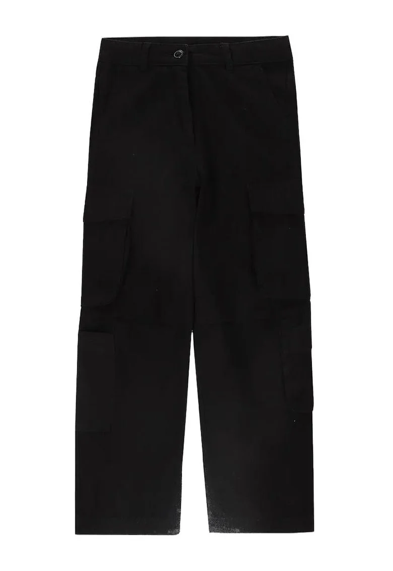 Pantaloni fete,  stofa, negru