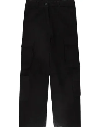 Pantaloni fete,  stofa, negru