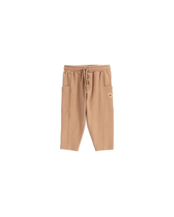 Pantaloni sport baieti,  bumbac, bej