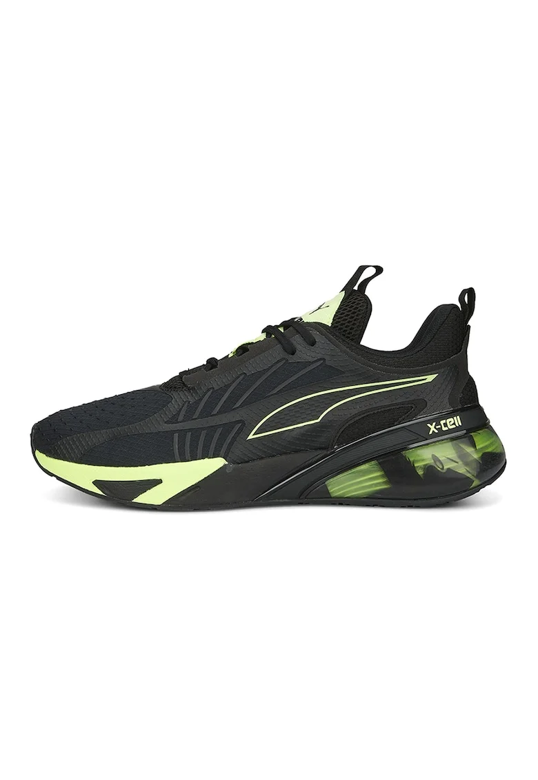 Pantofi pentru alergare X-Cell Action, Negru/Verde lime
