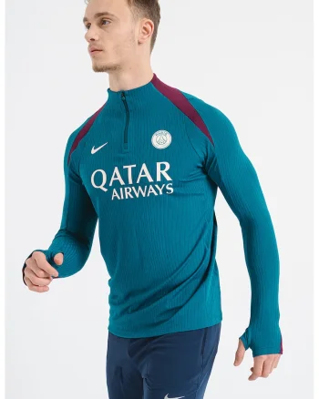 Bluza cu logo si fermoar scurt pentru fotbal, Visiniu/Verde englez
