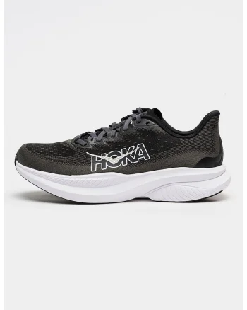 Pantofi Mach 6 din material textil cu logo pentru alergare, Negru stins