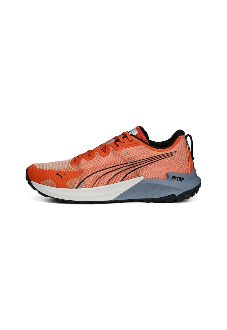 Pantofi low-top pentru alergare Fast-Trac Nitro, Negru/Portocaliu mandarina