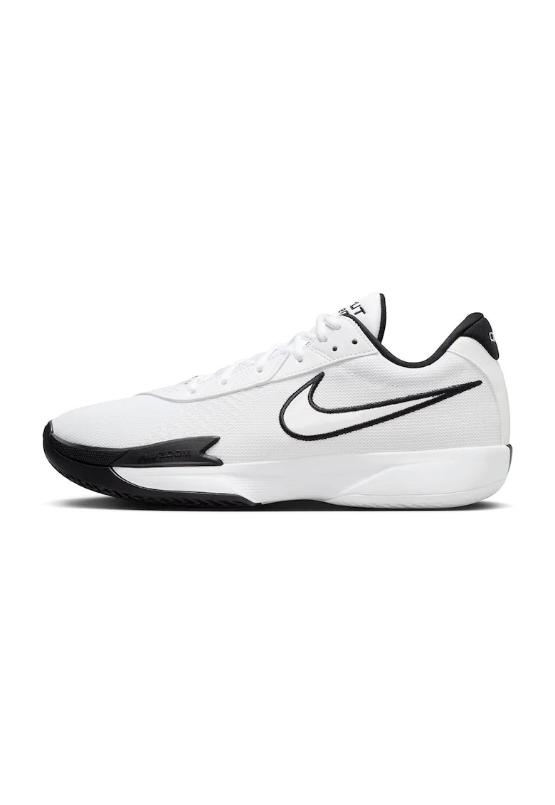 Pantofi Air Zoom G.T. Cut Academy cu logo, pentru baschet, Alb/Negru