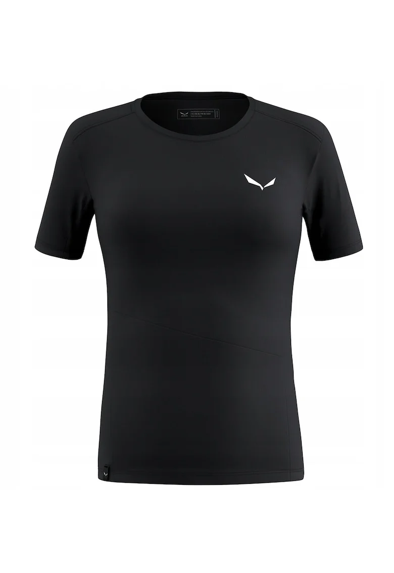Tricou sport unisex  Puez Sporty Dry, uscare rapida, negru, poliester