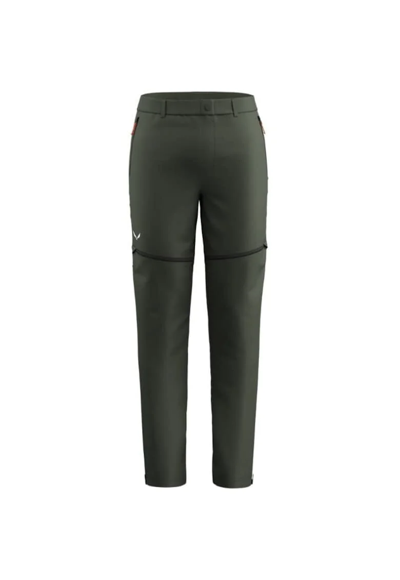 Pantaloni sport barbati  Puez Talveno, poliamida/elastan, verde inchis,