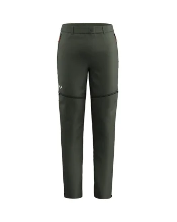 Pantaloni sport barbati  Puez Talveno, poliamida/elastan, verde inchis,