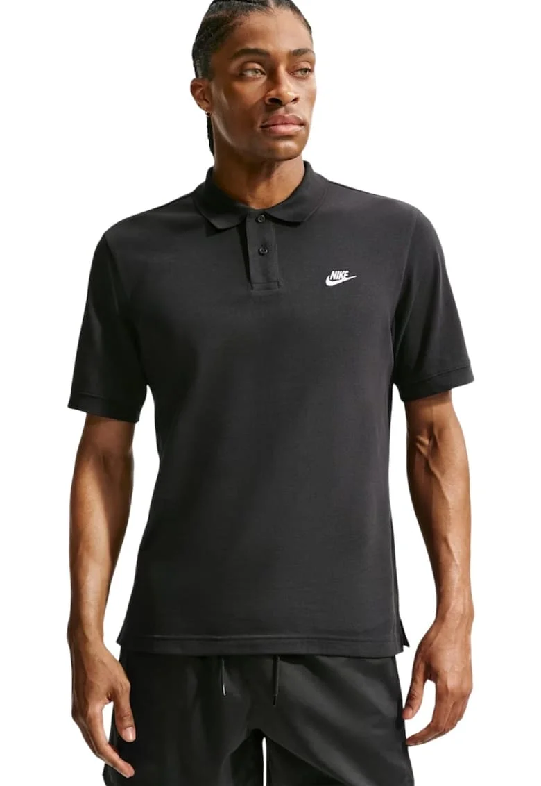 Tricou  Club SS Polo Pique 61700, Negru