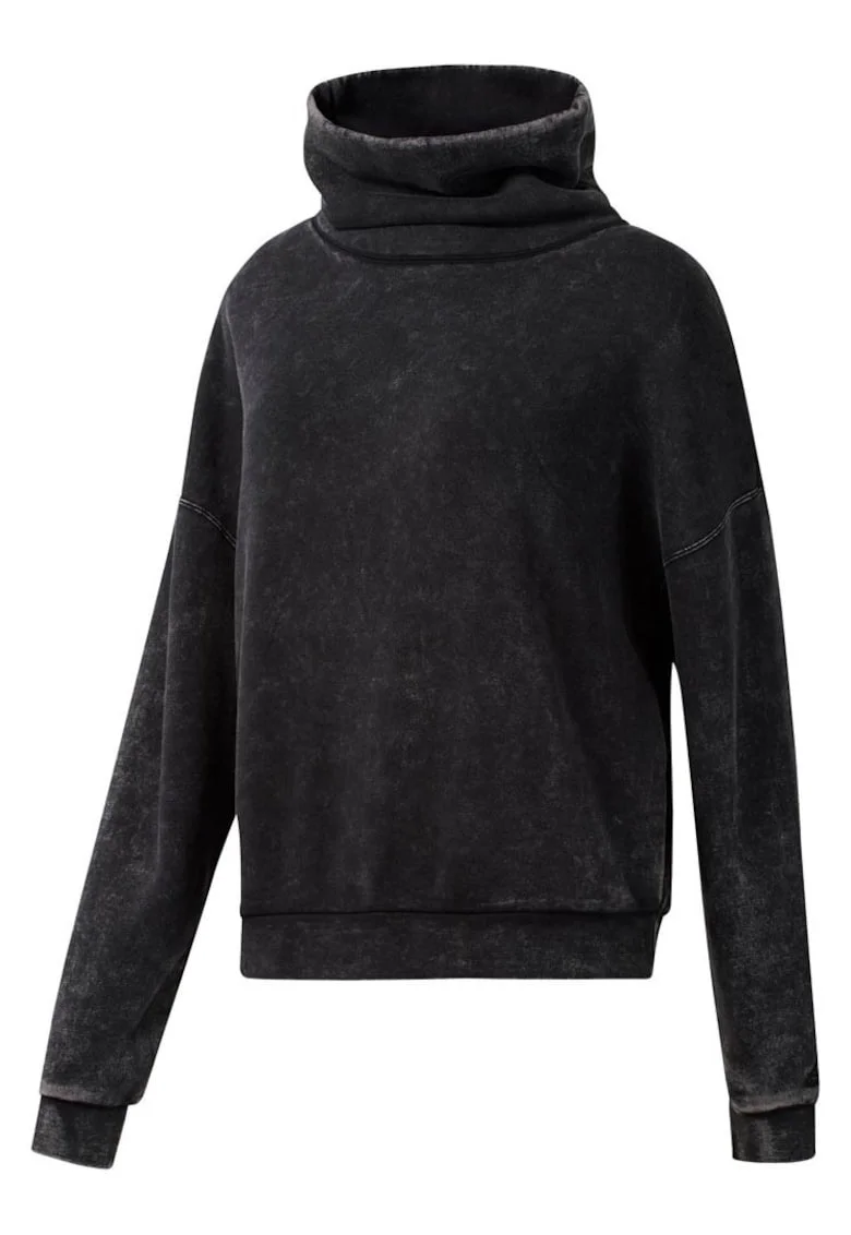 Tricou sport dama,  maneca lunga, negru, fitness