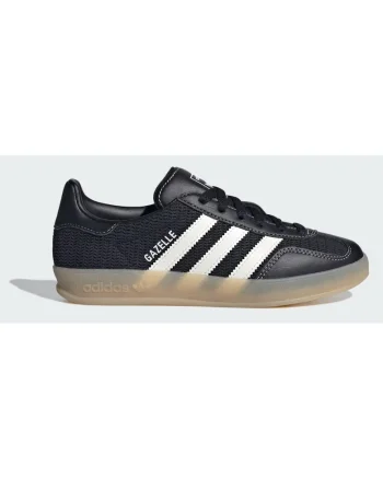 Pantofi sport dama,  Gazelle Indoor Textil "Black/White" JQ7117, marimea 36EU