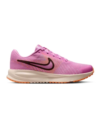 Pantofi Run Defy din plasa cu branturi cu amortizare pentru alergare, Roz