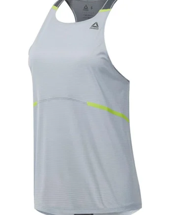 Maiou sport dama  slim fit, gri, tesatura Speedwick, detalii reflectorizante,
