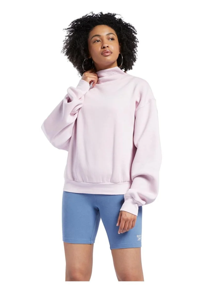 Hanorac sport  Cozy Fleece, dama, roz, bumbac organic/fleece
