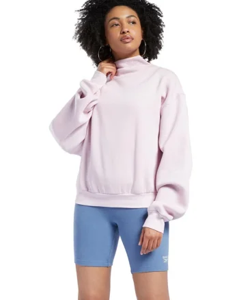 Hanorac sport  Cozy Fleece, dama, roz, bumbac organic/fleece