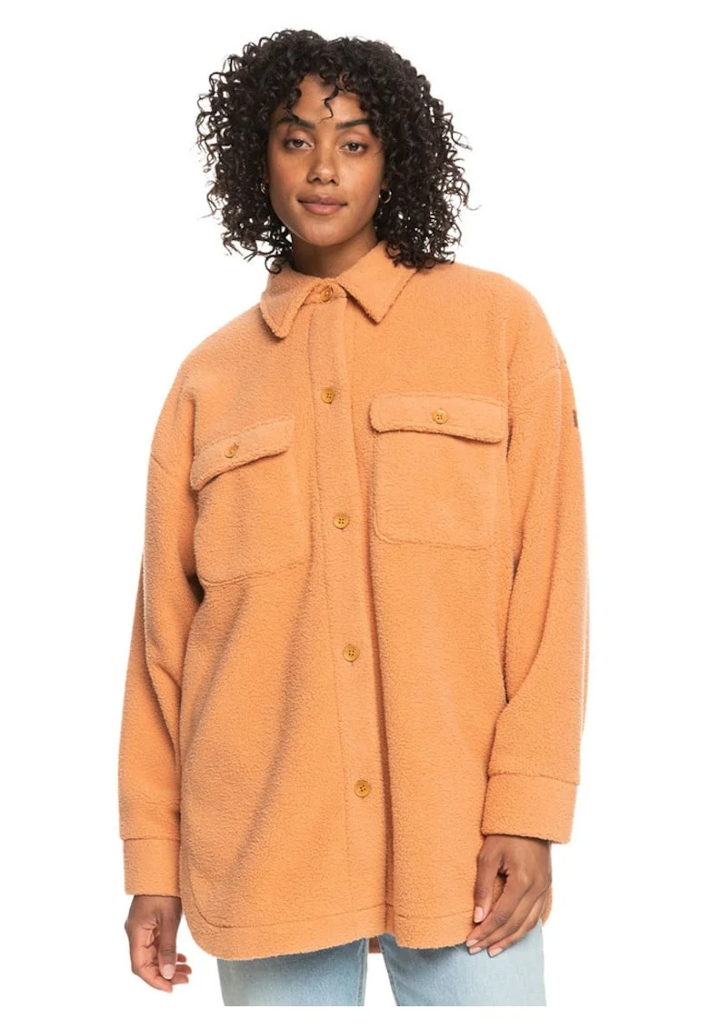 Hanorac sport dama,  fleece, maro,