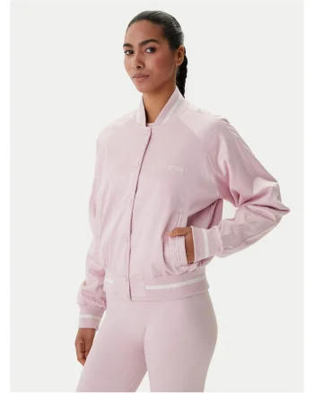 Geaca bomber  50% poliester, 45% bumbac, 5% elastan, INTL, Roz