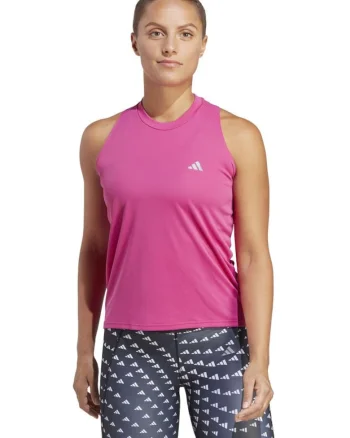 Maiou sport dama, adidas, Run It, respirabil, roz, materiale reciclate