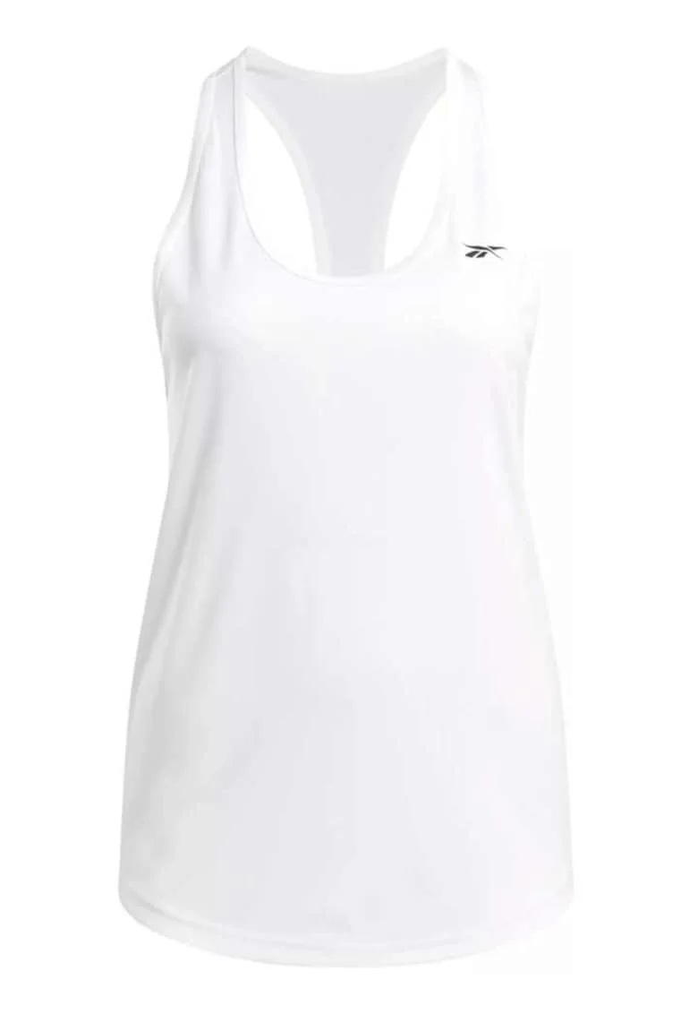 Maiou sport  ID Train, alb, material respirabil, tehnologie anti-transpiratie,