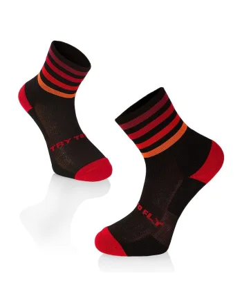 Sosete pentru alergat RUNNING MICROLON SOCKS Black Red