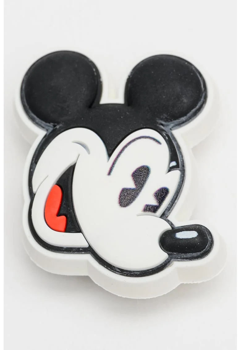 Set de talismane cu tematica Mickey Mouse Jibbitz - 5 piese, Rosu/Alb/Negru