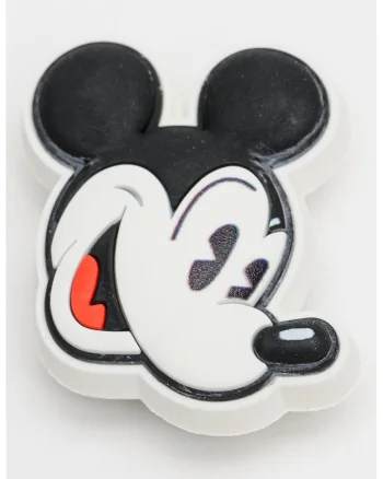 Set de talismane cu tematica Mickey Mouse Jibbitz - 5 piese, Rosu/Alb/Negru