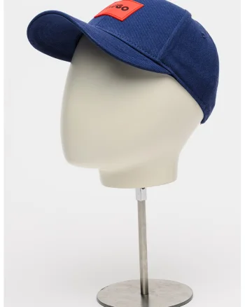 Sapca baseball ajustabila cu aplicatie logo, Rosu/Bleumarin