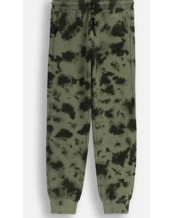 Pantaloni de trening cu model camuflaj,