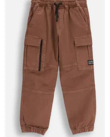 Pantaloni cu snur in talie si buzunare multiple