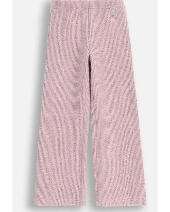 Pantaloni copii,  tricotati, mov, material moale, croiala slim fit