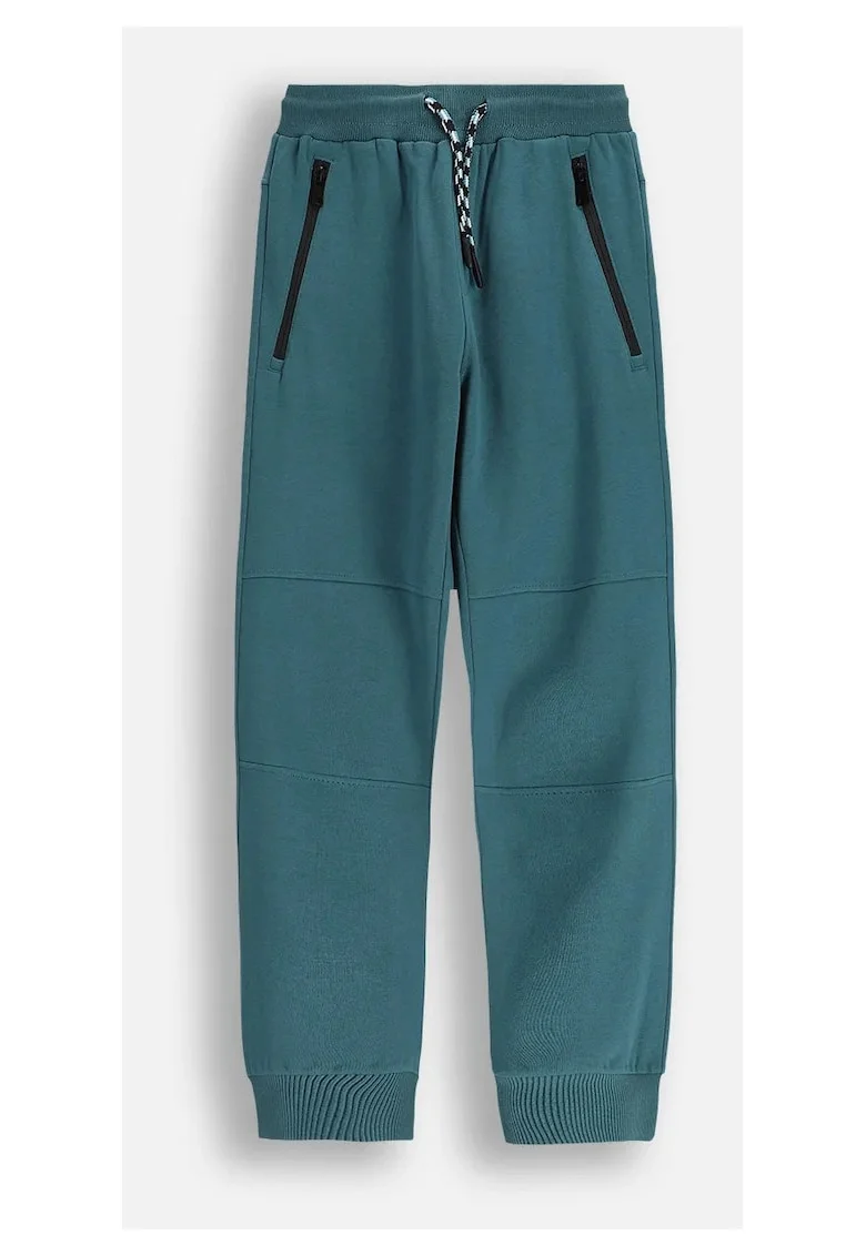 Pantaloni sport cu buzunare si snur in talie,