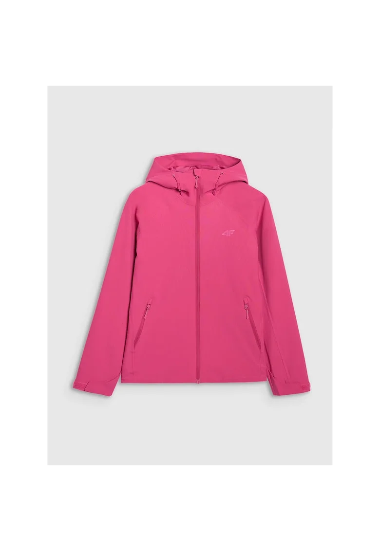 Geaca de tranzitie  roz, membrana NeoDry 5000, pentru femei, poliester - 64558, Fucsia
