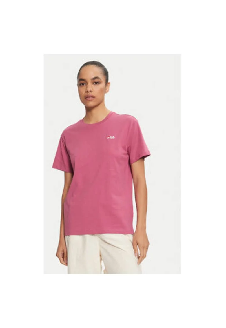 Tricou dama,  304654398, Bumbac, Roz, Roz